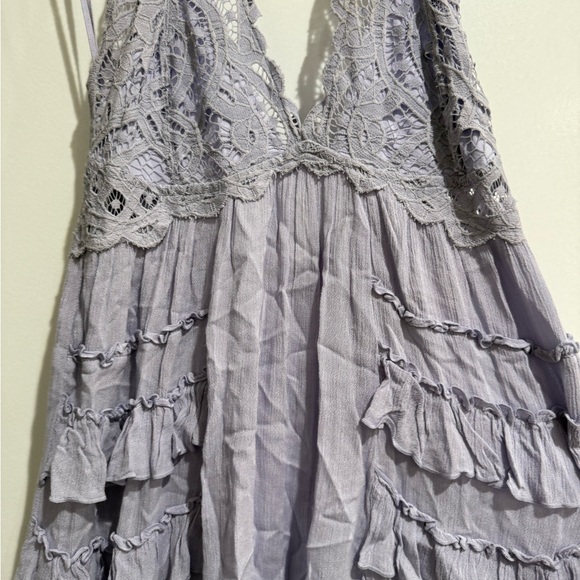 Free people Lavender Lace Halter Dress - Picture 3 of 7